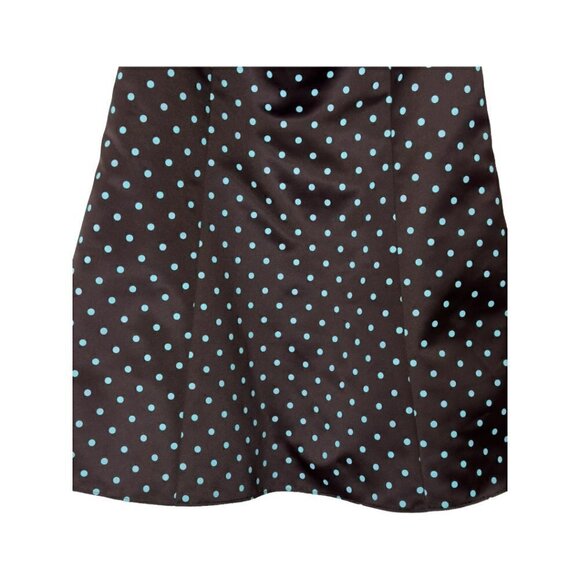 Jessica McClintock Gunne Sax Vintage Polka Dot Strapless Fit and Flare Dress (5) - Picture 7 of 16